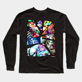 Mega Man Unlimited 3rd Anniversary Robot Masters Long Sleeve T-Shirt